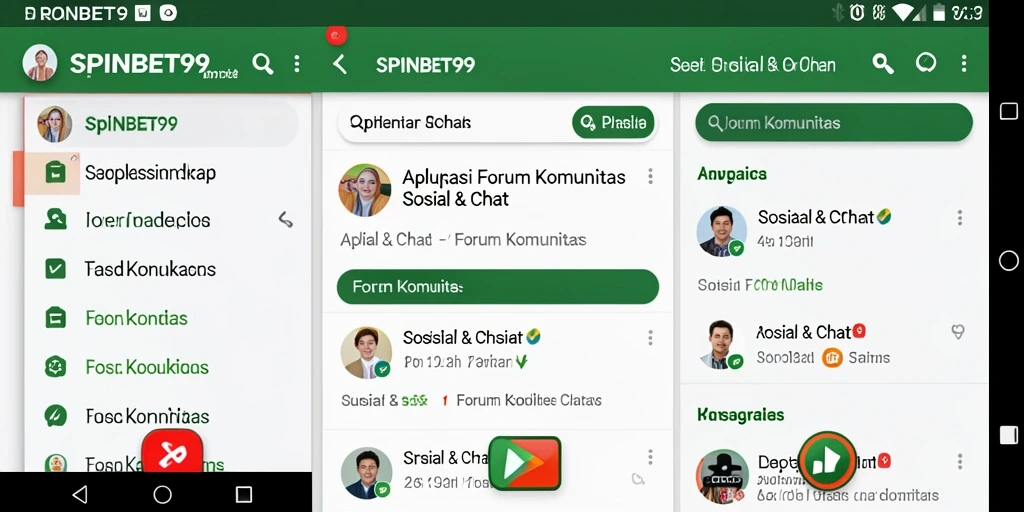 Antarmuka SPINBET99 dengan fitur Forum Komunitas yang interaktif.