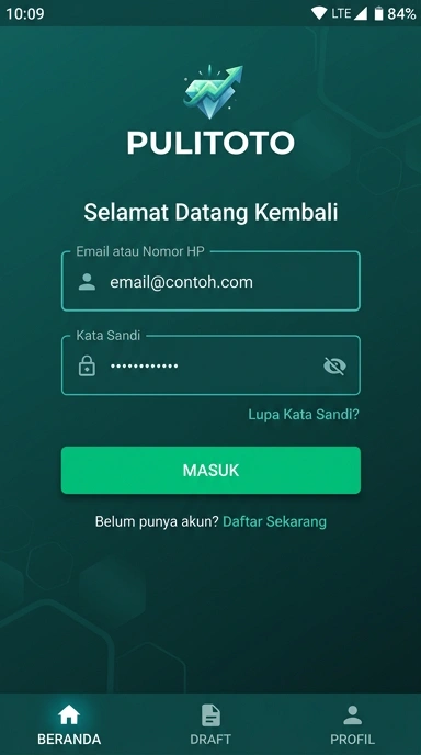 Masuk Akun pulitoto untuk Pengguna Android